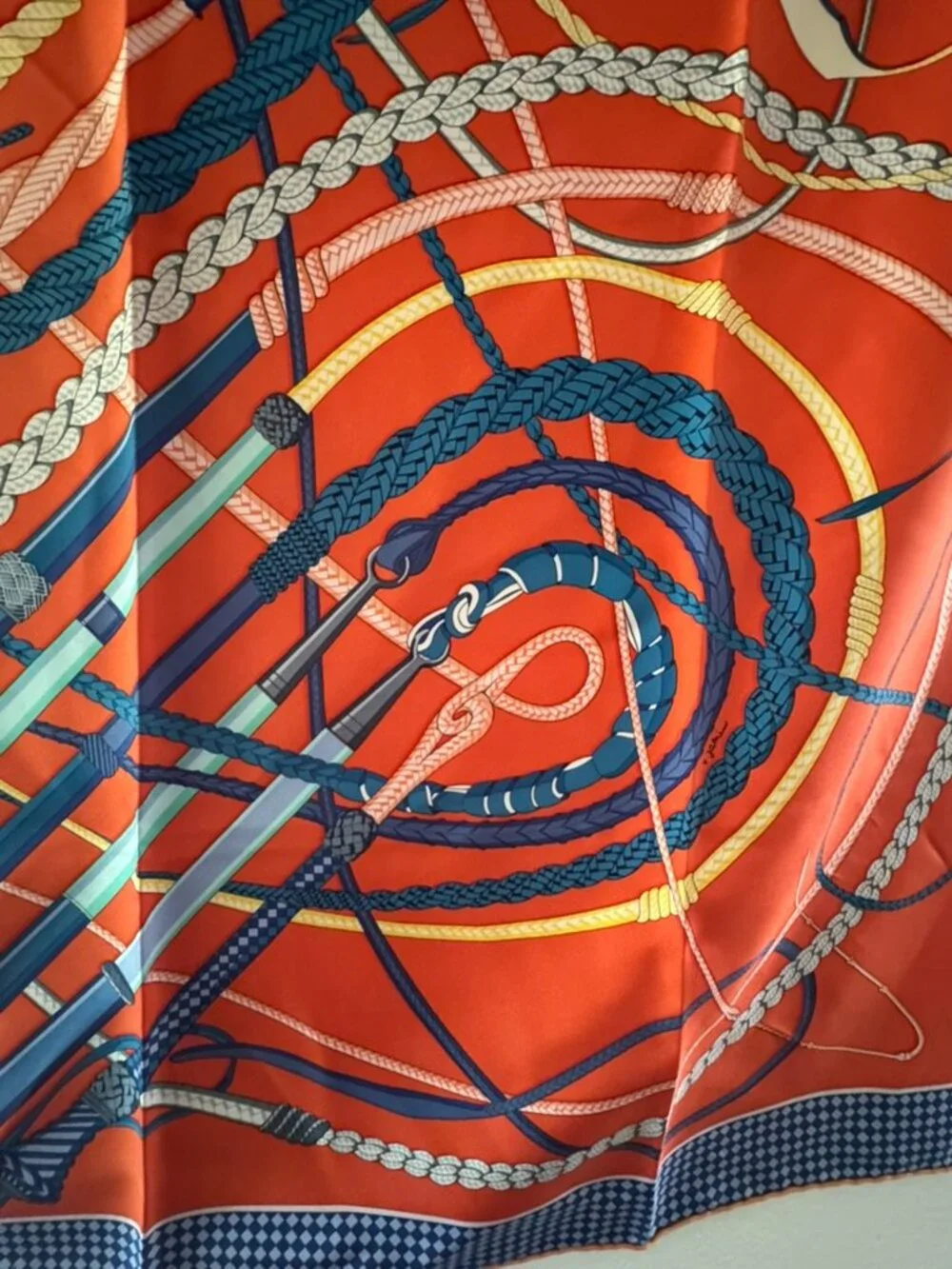 Orange Hermès - Whips and Crops - Scarf
